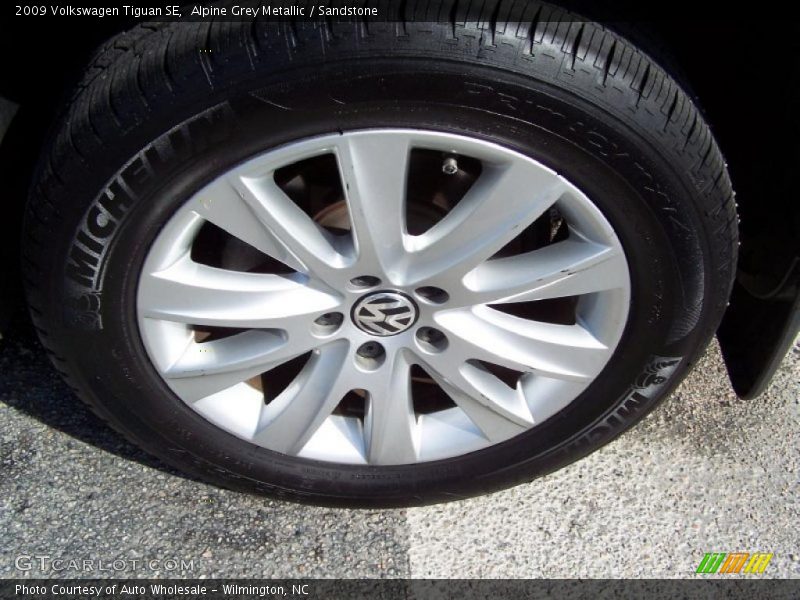 Alpine Grey Metallic / Sandstone 2009 Volkswagen Tiguan SE
