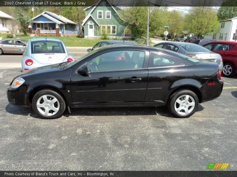 Black / Gray 2007 Chevrolet Cobalt LT Coupe