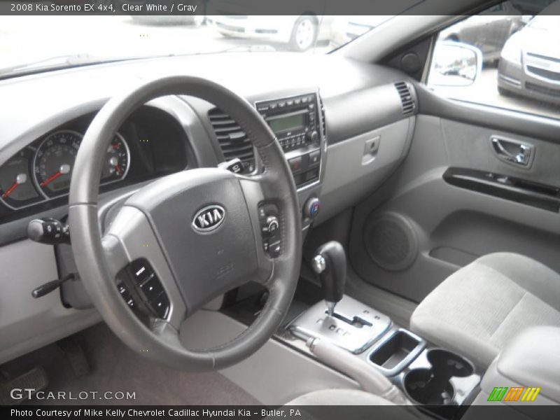 2008 Sorento EX 4x4 Gray Interior