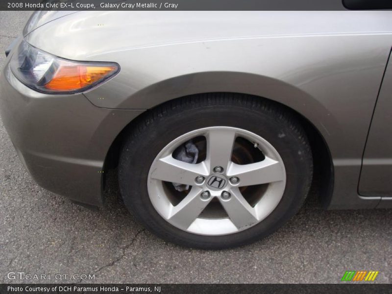 Galaxy Gray Metallic / Gray 2008 Honda Civic EX-L Coupe