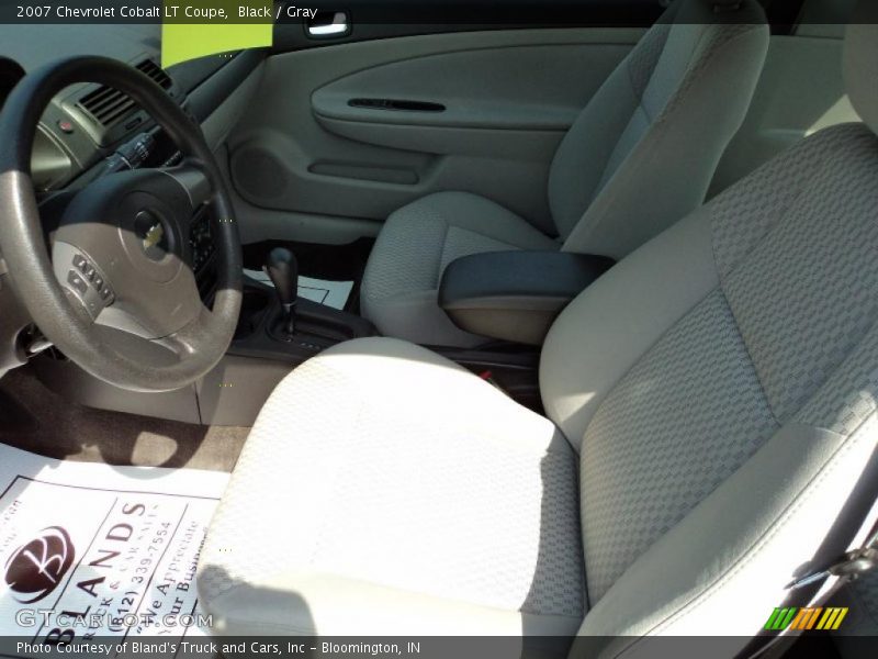 Black / Gray 2007 Chevrolet Cobalt LT Coupe