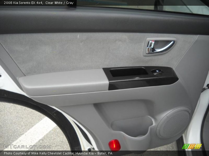 Clear White / Gray 2008 Kia Sorento EX 4x4