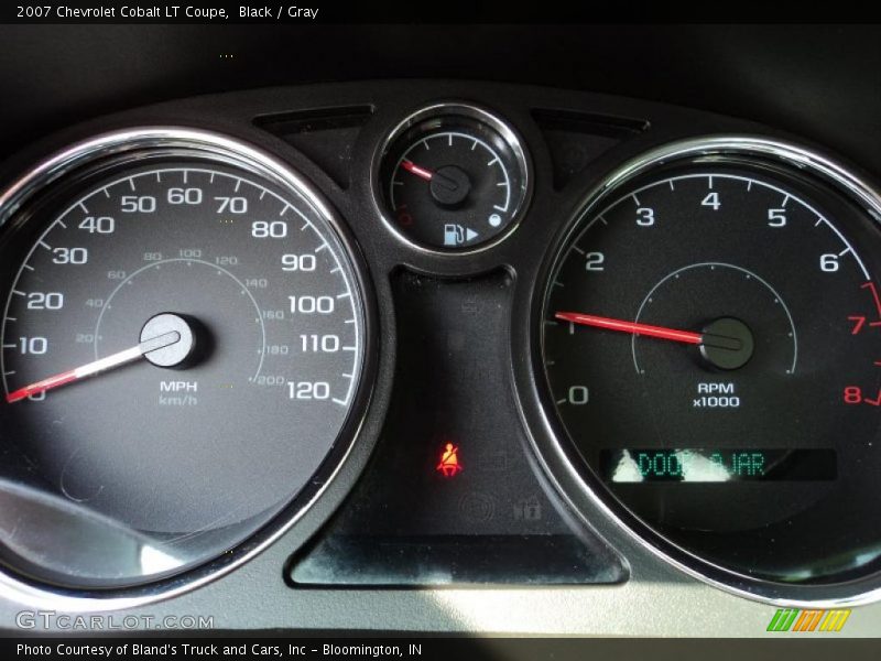 Black / Gray 2007 Chevrolet Cobalt LT Coupe