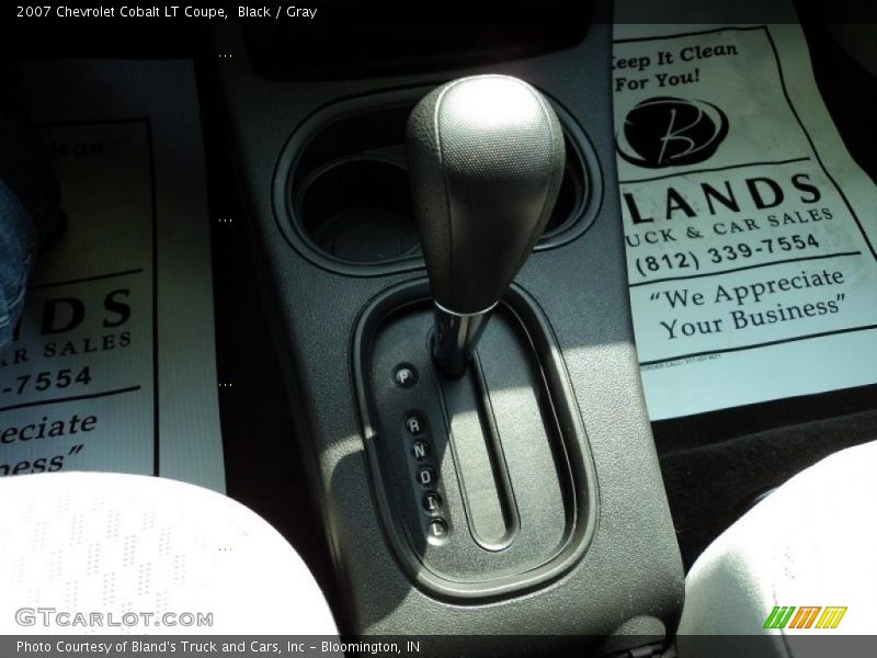 Black / Gray 2007 Chevrolet Cobalt LT Coupe