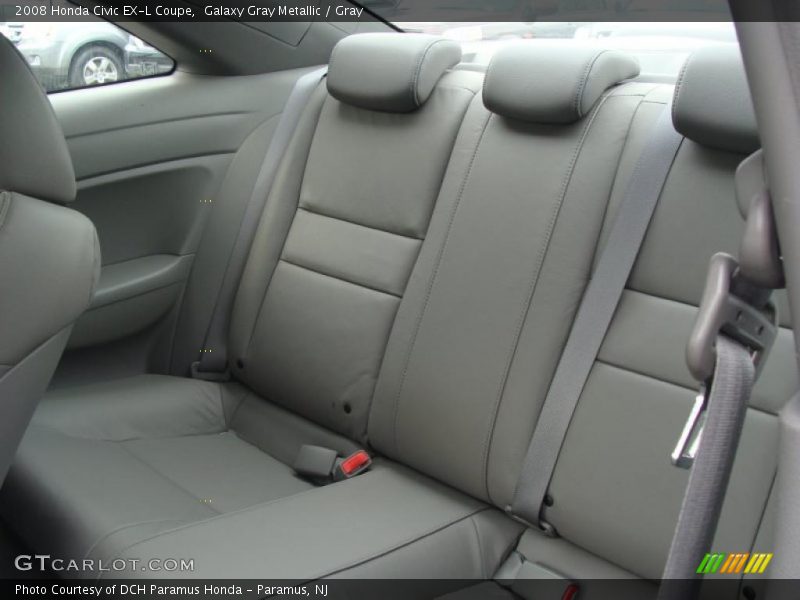 Galaxy Gray Metallic / Gray 2008 Honda Civic EX-L Coupe