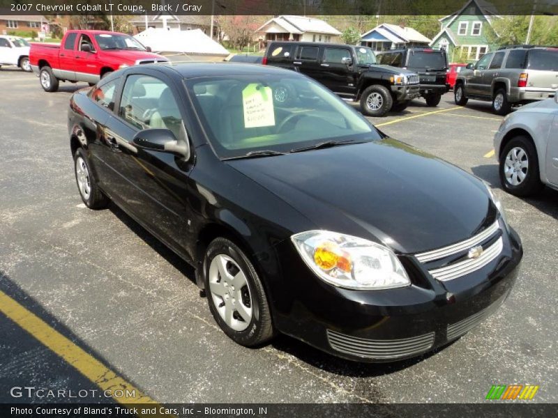 Black / Gray 2007 Chevrolet Cobalt LT Coupe