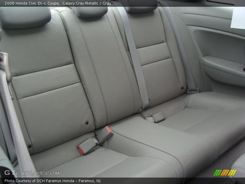 Galaxy Gray Metallic / Gray 2008 Honda Civic EX-L Coupe