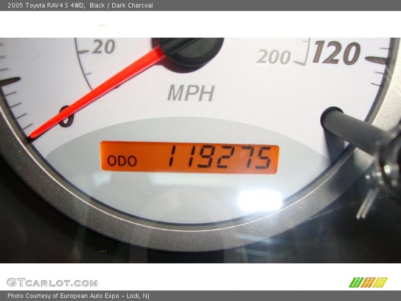Black / Dark Charcoal 2005 Toyota RAV4 S 4WD