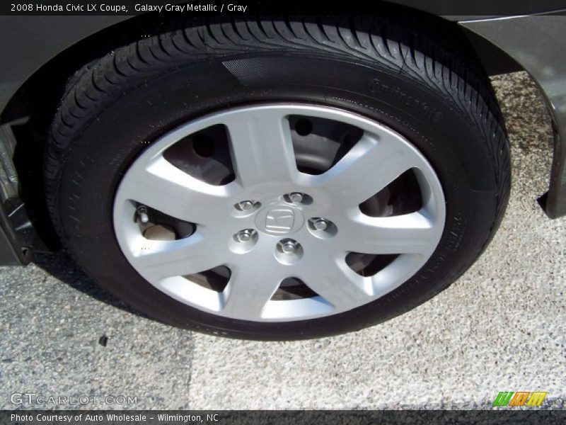 Galaxy Gray Metallic / Gray 2008 Honda Civic LX Coupe