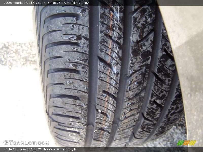 Galaxy Gray Metallic / Gray 2008 Honda Civic LX Coupe