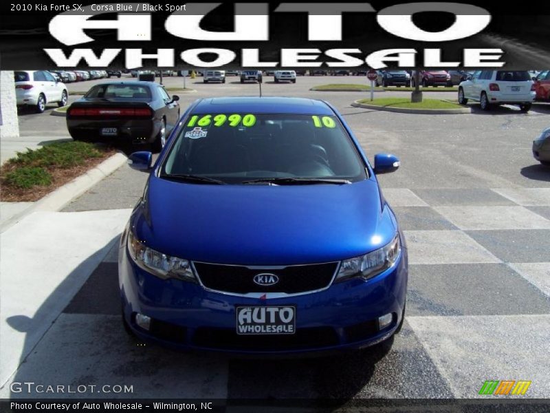 Corsa Blue / Black Sport 2010 Kia Forte SX