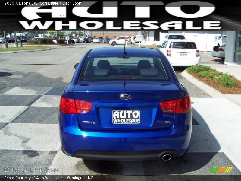 Corsa Blue / Black Sport 2010 Kia Forte SX