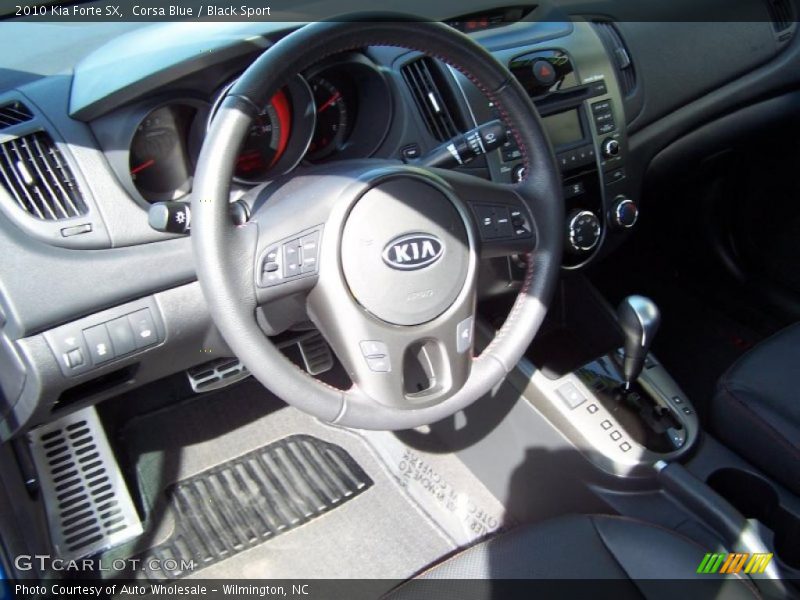 Corsa Blue / Black Sport 2010 Kia Forte SX