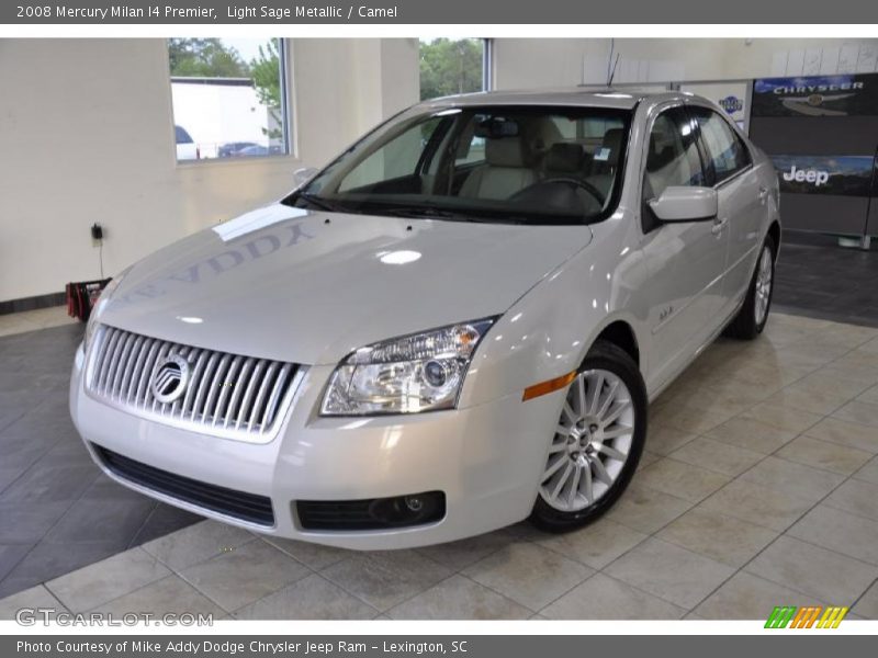 Light Sage Metallic / Camel 2008 Mercury Milan I4 Premier