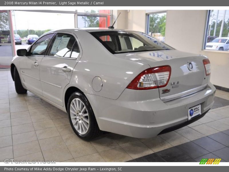 Light Sage Metallic / Camel 2008 Mercury Milan I4 Premier