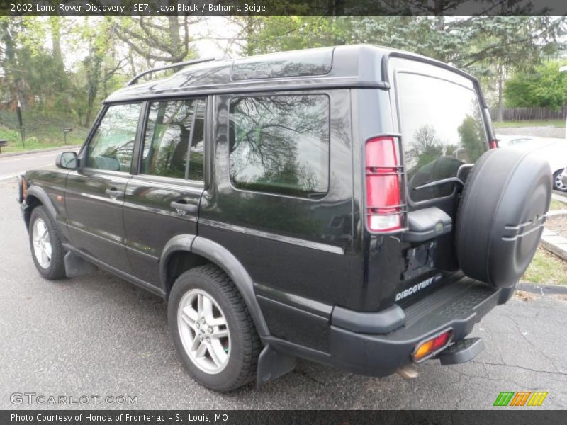 Java Black / Bahama Beige 2002 Land Rover Discovery II SE7