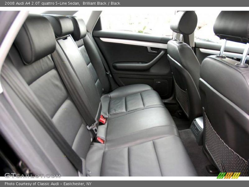 Brilliant Black / Black 2008 Audi A4 2.0T quattro S-Line Sedan