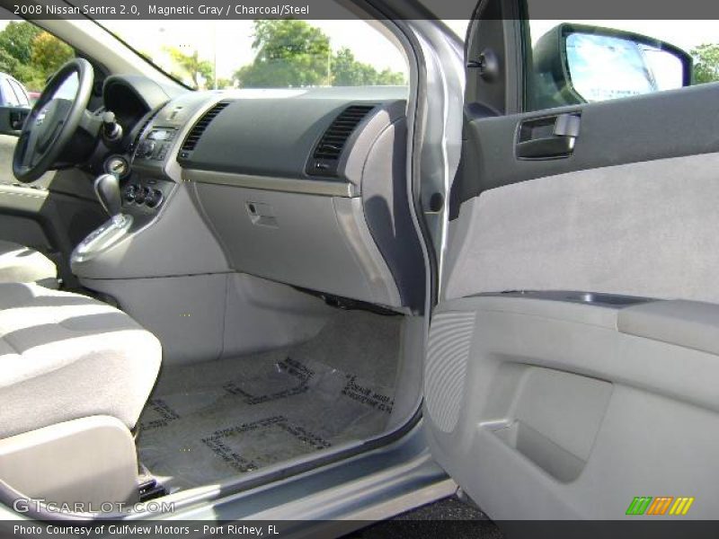 Magnetic Gray / Charcoal/Steel 2008 Nissan Sentra 2.0