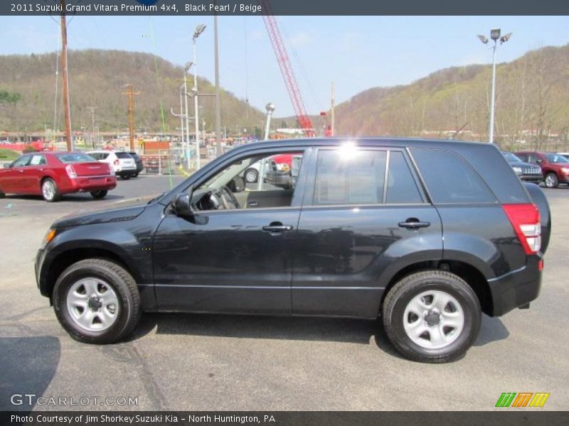 Black Pearl / Beige 2011 Suzuki Grand Vitara Premium 4x4