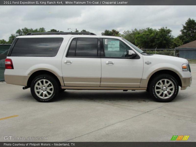  2011 Expedition EL King Ranch 4x4 White Platinum Tri-Coat