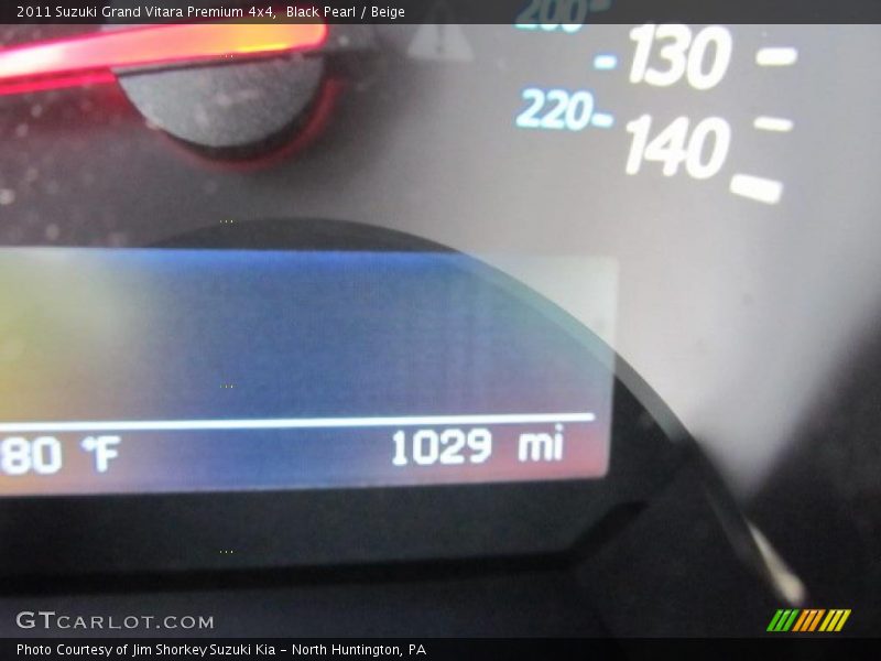 Black Pearl / Beige 2011 Suzuki Grand Vitara Premium 4x4