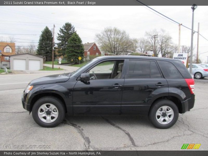 Black Pearl / Beige 2011 Suzuki Grand Vitara Premium 4x4