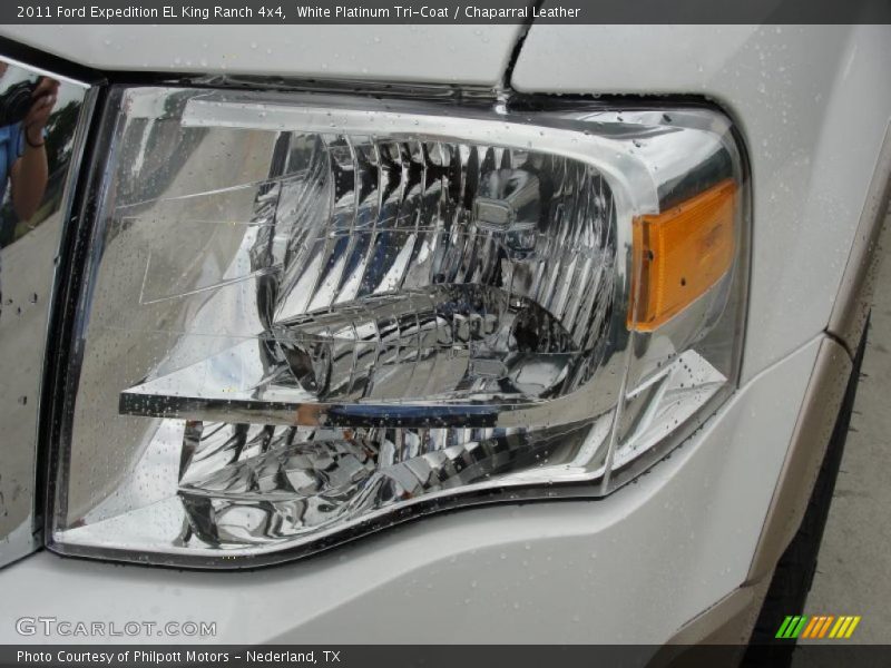 White Platinum Tri-Coat / Chaparral Leather 2011 Ford Expedition EL King Ranch 4x4