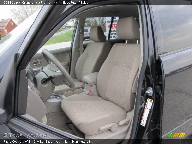 Black Pearl / Beige 2011 Suzuki Grand Vitara Premium 4x4