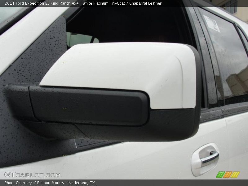 White Platinum Tri-Coat / Chaparral Leather 2011 Ford Expedition EL King Ranch 4x4