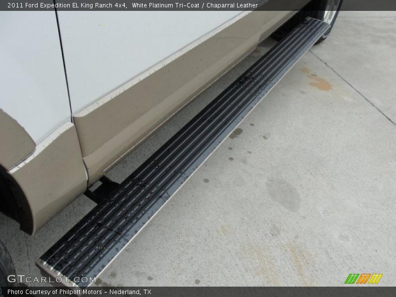 White Platinum Tri-Coat / Chaparral Leather 2011 Ford Expedition EL King Ranch 4x4