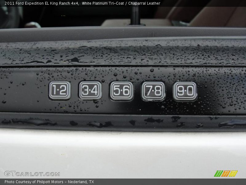 White Platinum Tri-Coat / Chaparral Leather 2011 Ford Expedition EL King Ranch 4x4