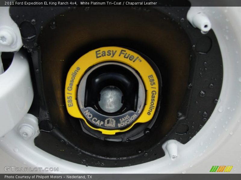 White Platinum Tri-Coat / Chaparral Leather 2011 Ford Expedition EL King Ranch 4x4
