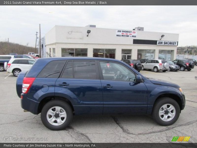 Deep Sea Blue Metallic / Black 2011 Suzuki Grand Vitara Premium 4x4