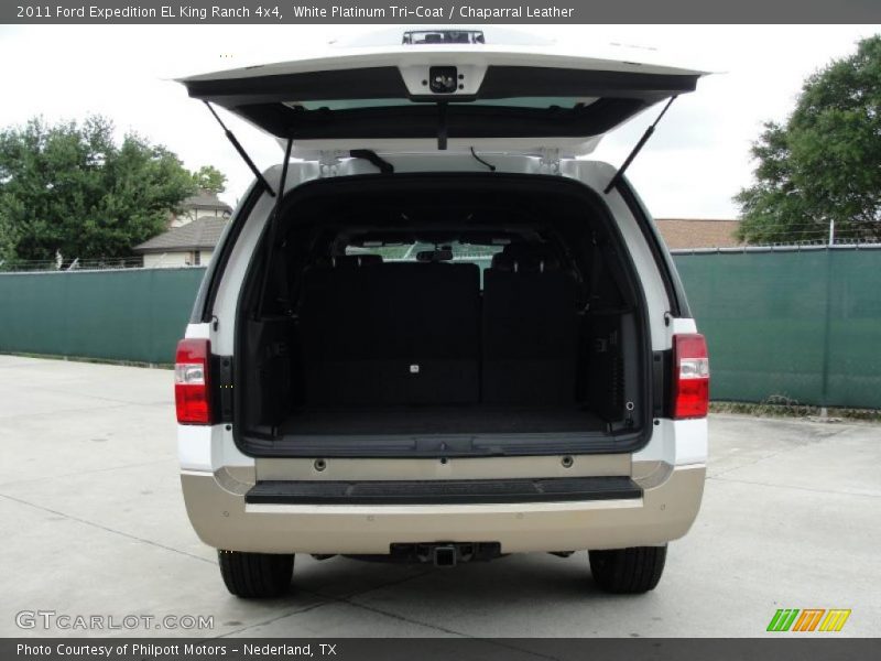 White Platinum Tri-Coat / Chaparral Leather 2011 Ford Expedition EL King Ranch 4x4
