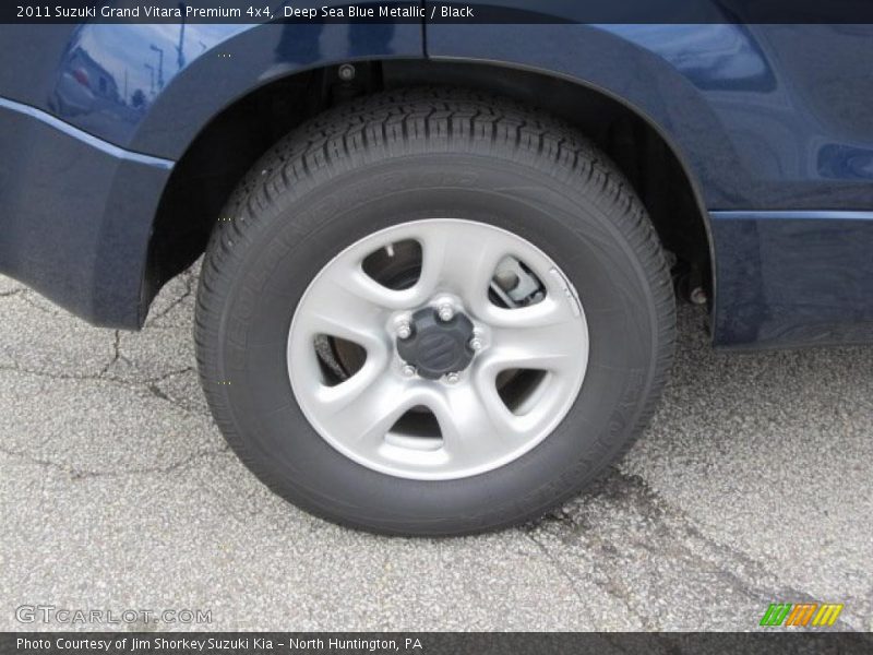 Deep Sea Blue Metallic / Black 2011 Suzuki Grand Vitara Premium 4x4