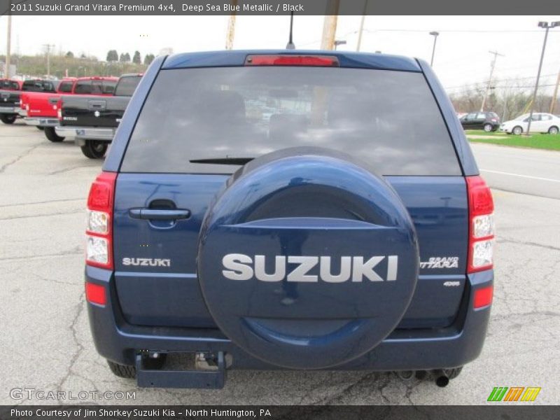 Deep Sea Blue Metallic / Black 2011 Suzuki Grand Vitara Premium 4x4