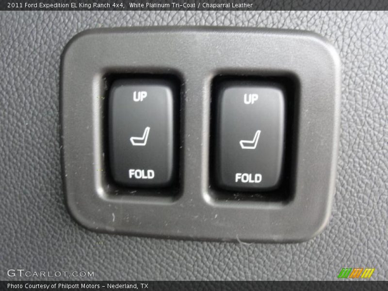 White Platinum Tri-Coat / Chaparral Leather 2011 Ford Expedition EL King Ranch 4x4