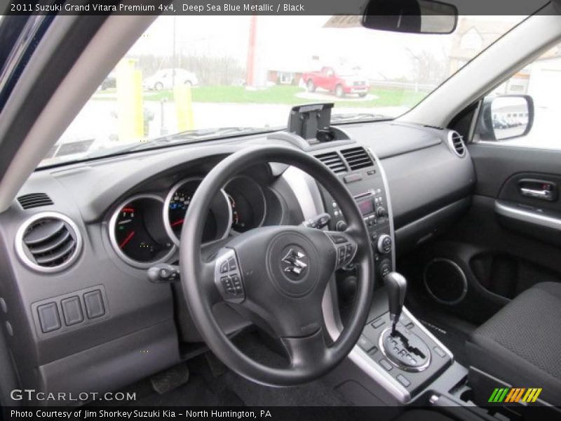 Deep Sea Blue Metallic / Black 2011 Suzuki Grand Vitara Premium 4x4