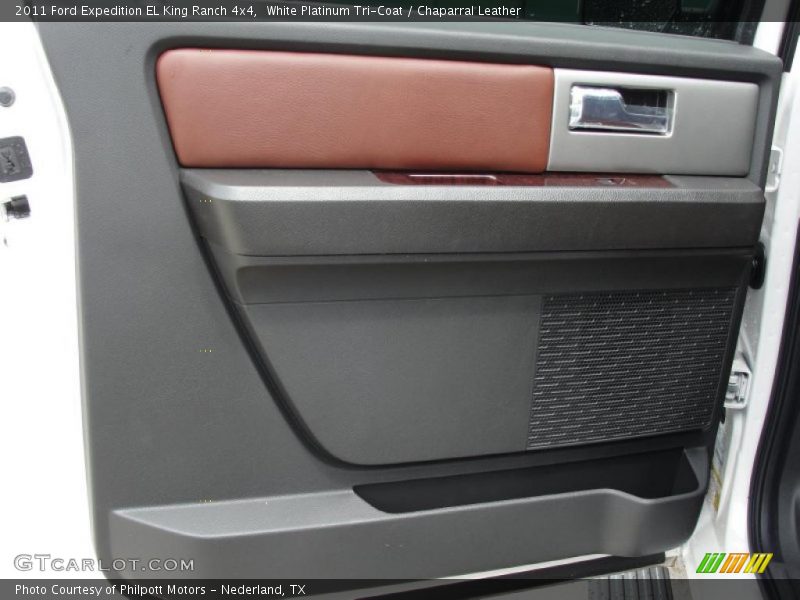 White Platinum Tri-Coat / Chaparral Leather 2011 Ford Expedition EL King Ranch 4x4