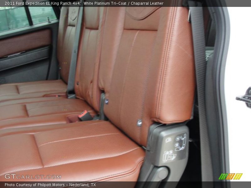White Platinum Tri-Coat / Chaparral Leather 2011 Ford Expedition EL King Ranch 4x4
