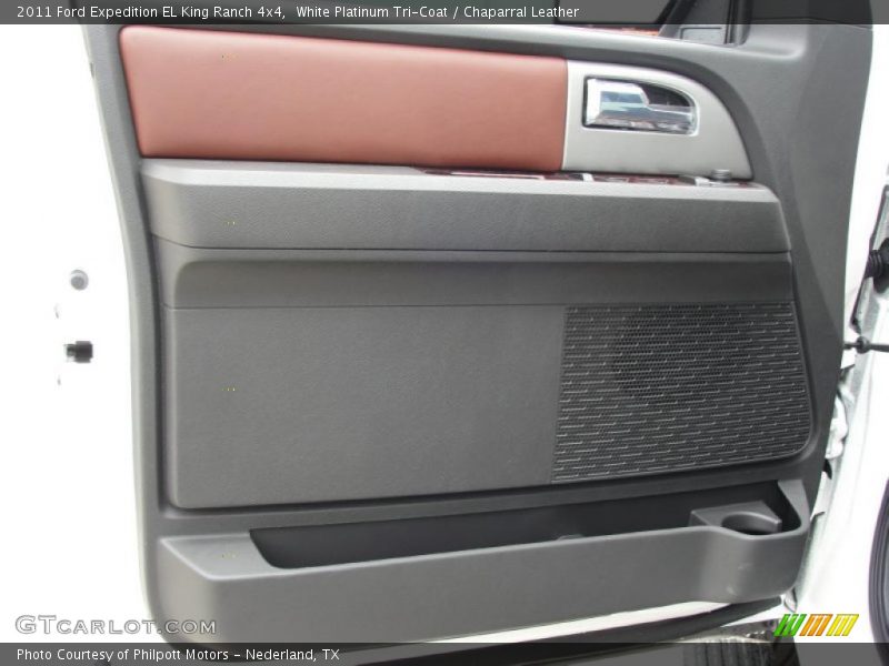 White Platinum Tri-Coat / Chaparral Leather 2011 Ford Expedition EL King Ranch 4x4