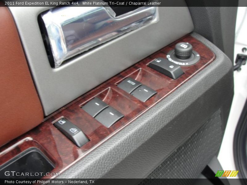 White Platinum Tri-Coat / Chaparral Leather 2011 Ford Expedition EL King Ranch 4x4