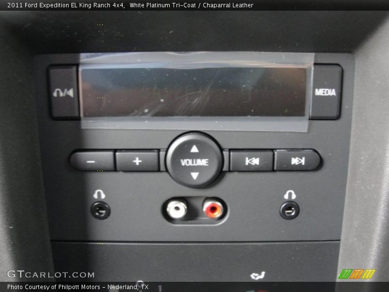 White Platinum Tri-Coat / Chaparral Leather 2011 Ford Expedition EL King Ranch 4x4