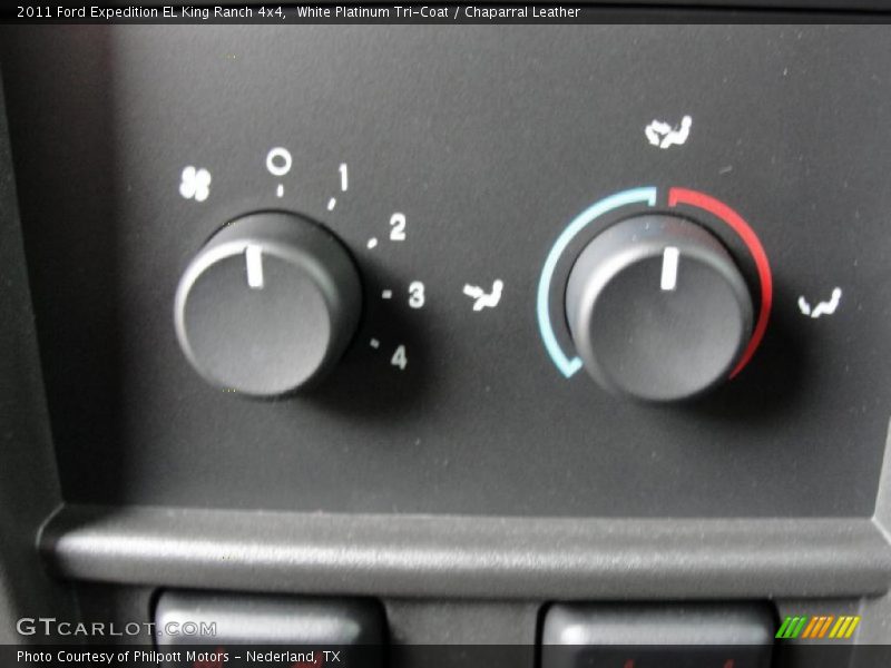 White Platinum Tri-Coat / Chaparral Leather 2011 Ford Expedition EL King Ranch 4x4