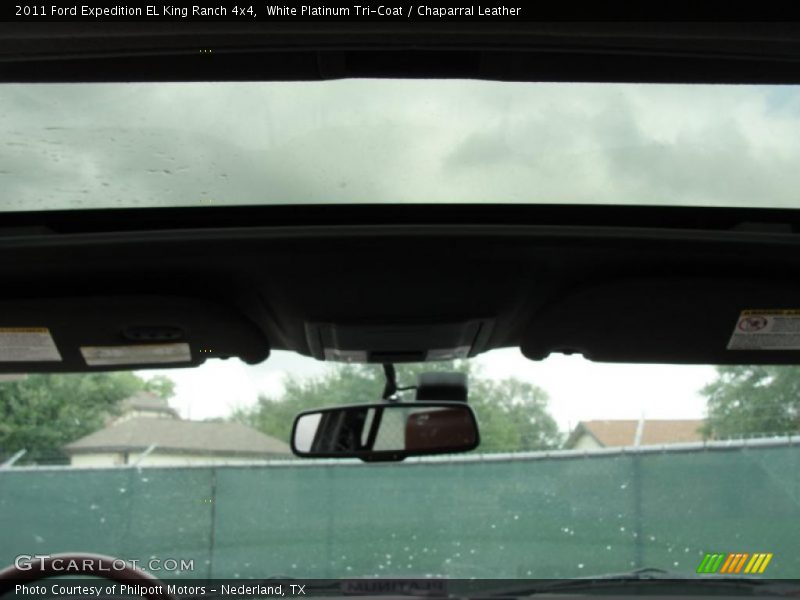 White Platinum Tri-Coat / Chaparral Leather 2011 Ford Expedition EL King Ranch 4x4