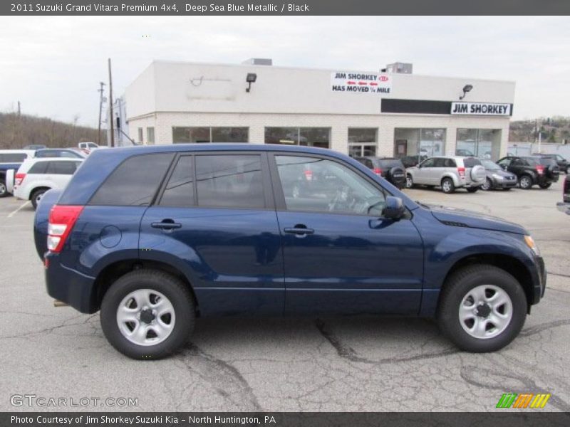 Deep Sea Blue Metallic / Black 2011 Suzuki Grand Vitara Premium 4x4