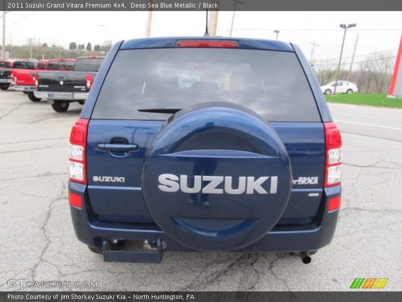 Deep Sea Blue Metallic / Black 2011 Suzuki Grand Vitara Premium 4x4