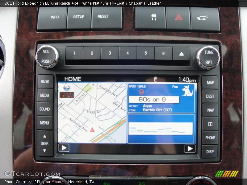 Controls of 2011 Expedition EL King Ranch 4x4