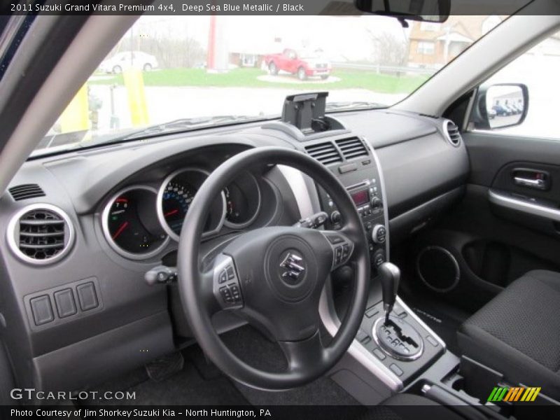 Deep Sea Blue Metallic / Black 2011 Suzuki Grand Vitara Premium 4x4