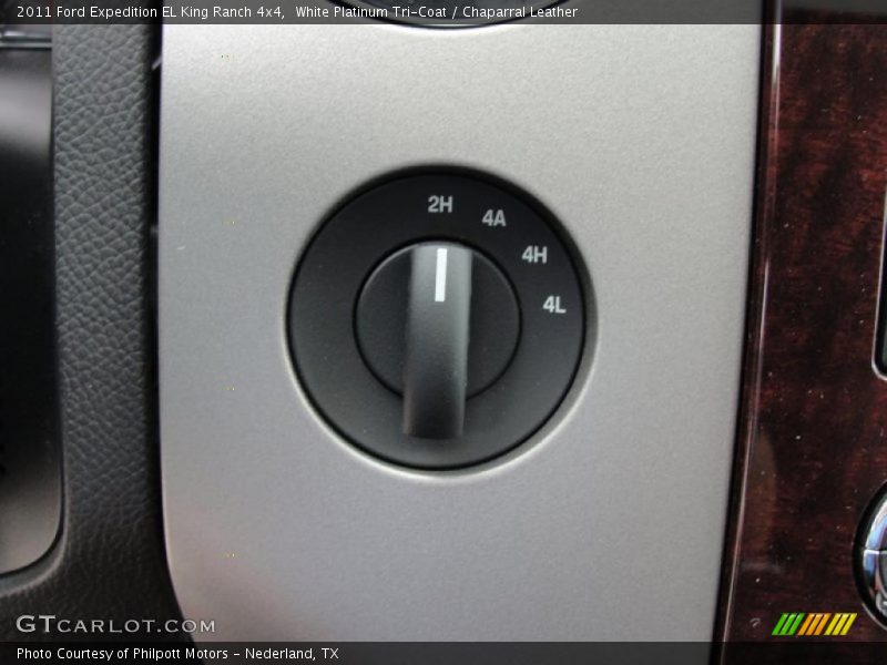 White Platinum Tri-Coat / Chaparral Leather 2011 Ford Expedition EL King Ranch 4x4